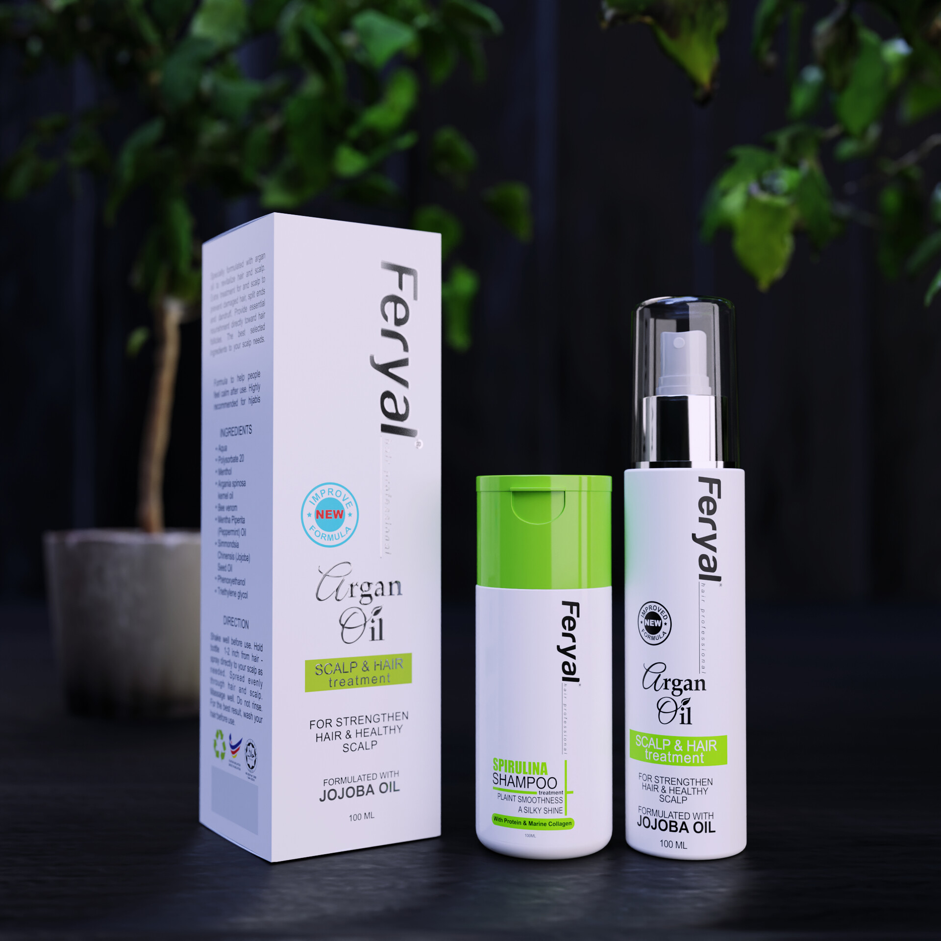 Feryal Argan Oil Premium Dark Scene