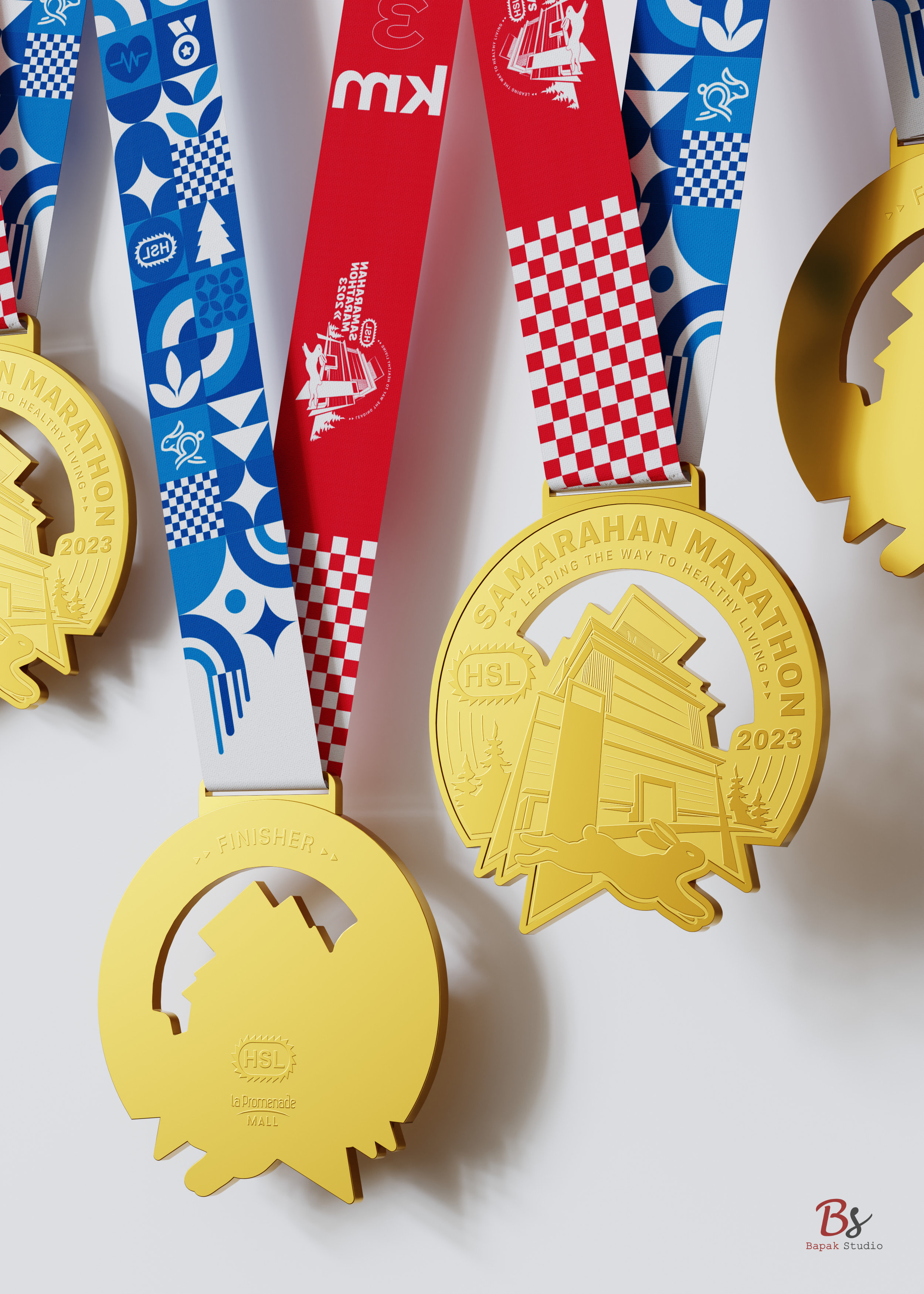 Samarahan Marathon 2023 Medals Group