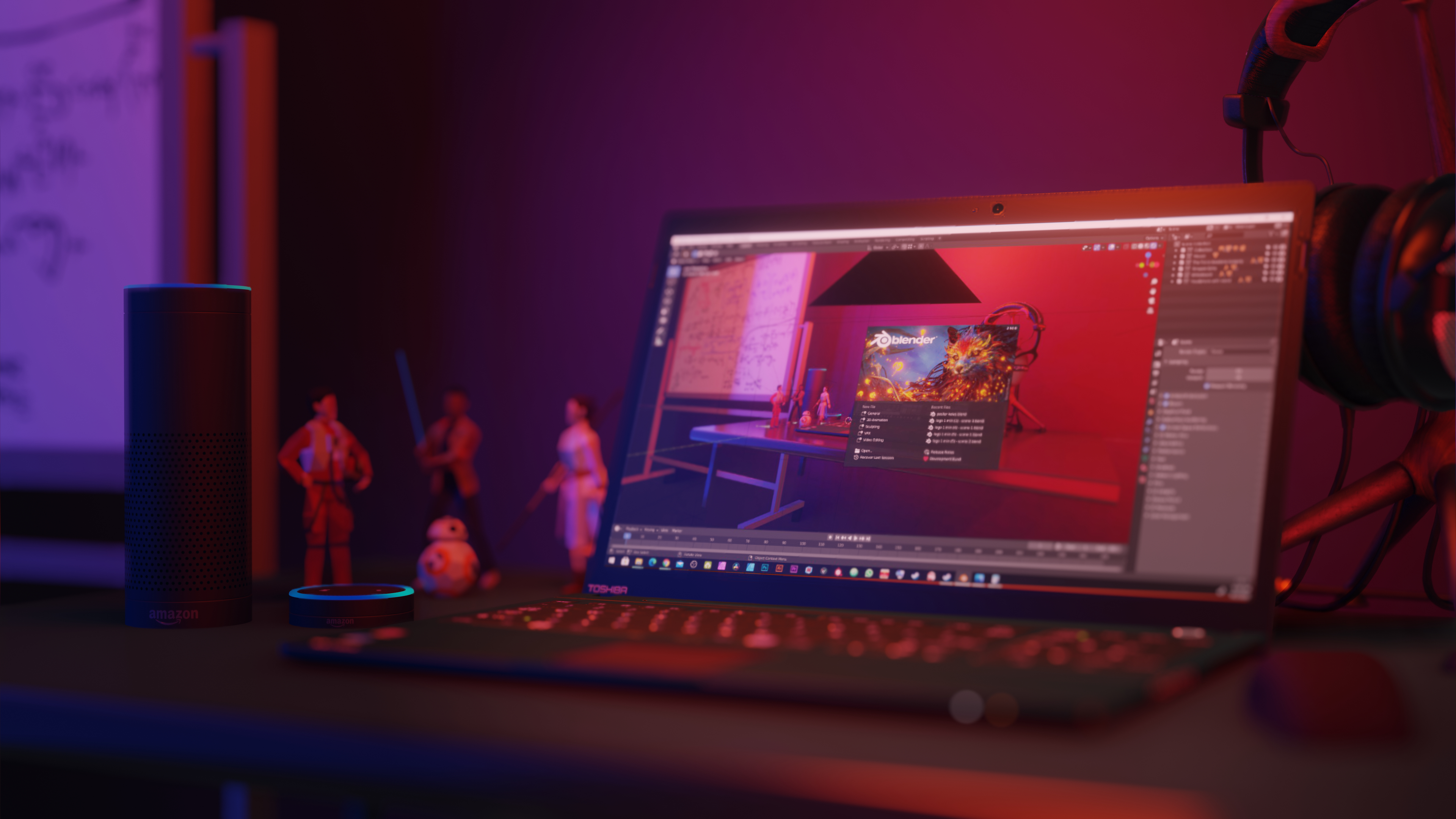 3D Artist's Desk