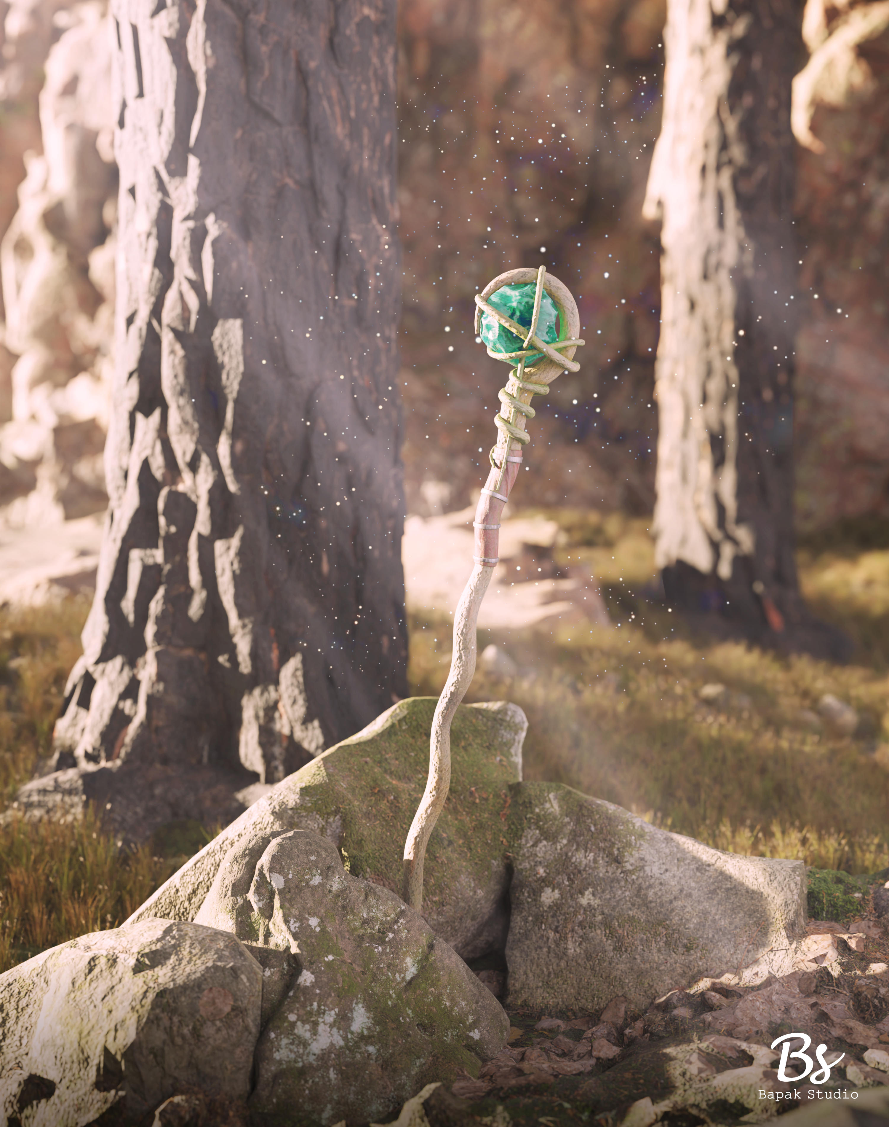 Mystical Forest Staff
