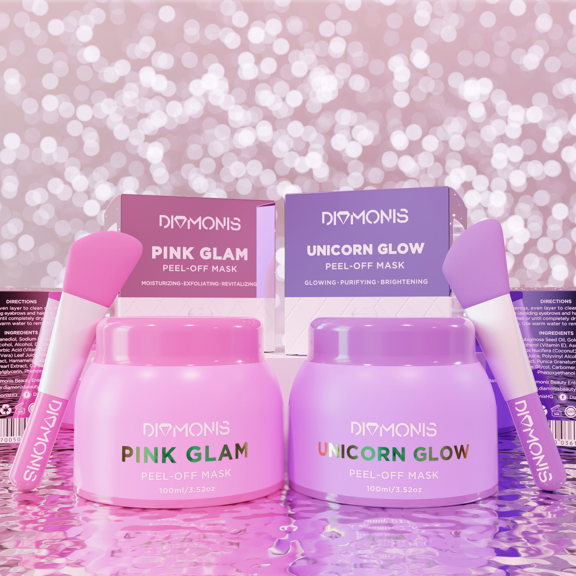 Dimonis Peel-Off Masks Glamour Shot